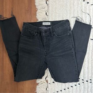 Madewell Black Distressed Jeans - 27P